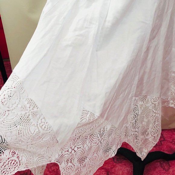 NWT LORD & TAYLOR WHITE LINEN SKIRT - Picture 3 of 12